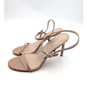 Sam Edelman Doran Strappy Stiletto Heel Sandals Women's Maple Size US10M EU40